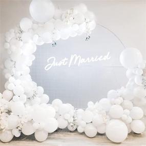 img 4 attached to Balloons Engagement Birthday Bachelorette Backdrop