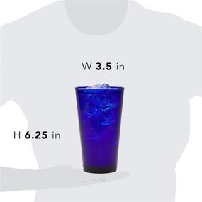 img 1 attached to Set of 8 Libbey Cobalt Flare Tumbler Glasses: Enhancing Your Beverage Experience