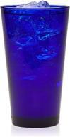 set of 8 libbey cobalt flare tumbler glasses: enhancing your beverage experience logo