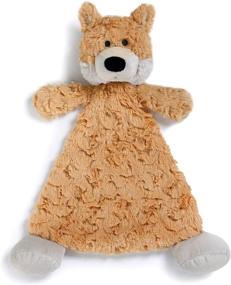 img 4 attached to 🦊 DEMDACO Fitzgerald Fox Brown Plush Rattle Blankie for Children: A Soft and Stimulating Comfort Essential