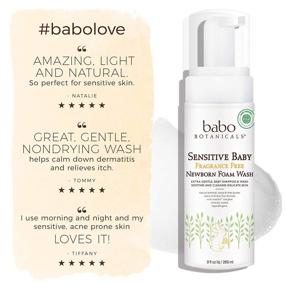 img 1 attached to 🍃 Babo Botanicals Unscented Newborn Foam Wash for Sensitive Babies, 9 Fl Oz - Infused with Natural Oat Protein and Organic Calendula