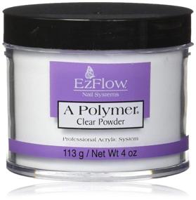 img 2 attached to EZ Flow A Polymer Clear Acrylic False Nails, 4 Ounce