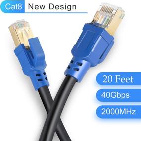 img 3 attached to 🔌 20 Feet CAT 8 Ethernet Cable