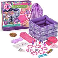 🎁 b me my spa experience: the complete kids spa kit with nail polish, press on nails, nail dryer, stickers, decals, and more! perfect birthday gift for girls ages 6-12 logo