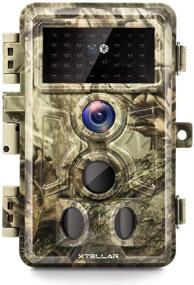 img 4 attached to Xtellar Trail Camera 20MP 1080P IP66 Waterproof | Clear Night Vision | 3 Passive Infrared Motion Sensors | Hunting | Scouting | Range Control | Wildlife Researching | Home Security Surveillance