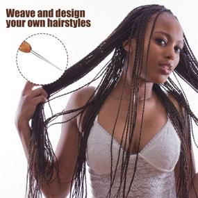 img 3 attached to 🔗 Easyloc Dreadlocks Crochet Hook and Interlocking Tools- Dreads Tool for Sisterlocks, Braid Craft