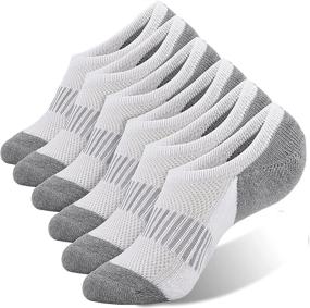 img 4 attached to 🧦 Comfortable Cozi Foot: 6 Pairs of Women's No Show Socks for Cushioned Athletic Running