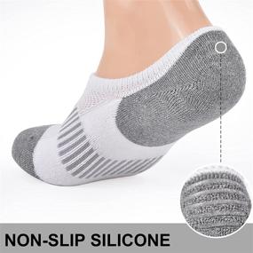 img 2 attached to 🧦 Comfortable Cozi Foot: 6 Pairs of Women's No Show Socks for Cushioned Athletic Running