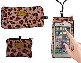 img 1 attached to 📱 Tainada Smartphone Purse Pouch Bag with Transparent Window for Easy Touch Screen Access - Compatible with Majority of Smartphones