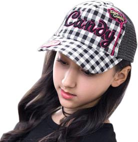 img 4 attached to Julylee Girls Unicorn Baseball Adjustable Outdoor Recreation in Hiking & Outdoor Recreation Clothing