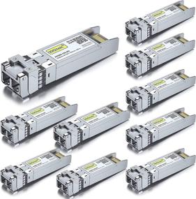 img 4 attached to High-Performance 10GBase-SR SFP+ Transceiver, 10G 850nm MMF, 300m Range | Compatible with Cisco SFP-10G-SR, Ubiquiti UniFi UF-MM-10G, Mikrotik S+85DLC03D, Fortinet, D-Link, Supermicro | Pack of 10