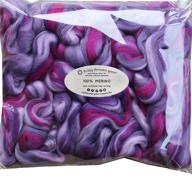 🌈 colorful combed top roving: super soft merino wool fiber for crafts, felting, spinning, soap making, and dryer balls – nevertheless, she persisted logo