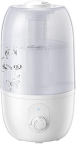 img 4 attached to 🌬️ Humidifier for Bedroom and Large Room - Cool Mist, Ultrasonic, Quiet, 360° Rotation, Adjustable Output, 2.7L Capacity, 30 Hours Runtime, Auto Shut Off, Nano Coating Resistant to Dirt