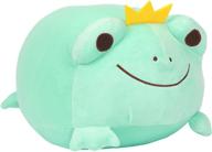 🐸 aeecasi frog plush toy stuffed animal with crown | soft hugging pillow | cute frog plushie gift for kids, children, toddlers, baby | cuddly toy for girls & boys ages 3-8 (12-inch) logo