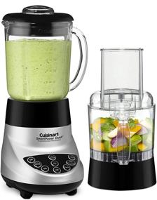 img 4 attached to 🥣 Cuisinart BFP-703BC Smart Power Duet Blender/Food Processor - Brushed Chrome - 3 Cup Capacity - Pack of 6 - Perfect Kitchen Multipurpose Appliance