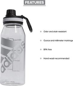 img 3 attached to Stay Hydrated with adidas Superlite 1L (32 oz) Plastic Water Bottle