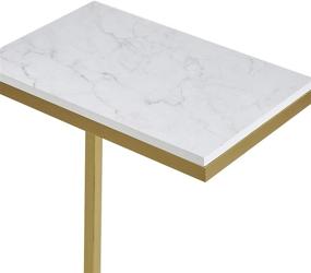 img 1 attached to Silverwood CPFT1509GE Side Table Marble Furniture