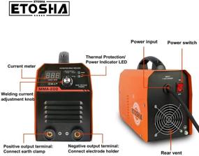 img 3 attached to ETOSHA MMA 200 🔧 Digital Inverter Portable Welding Machine