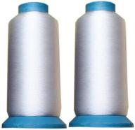🧵 high-quality clear sewing threads, 5000 yards, 0.1mm - ideal for quilting, wedding dress, sequin projects - 2 packs logo
