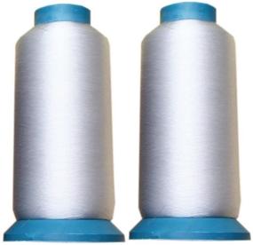 img 3 attached to 🧵 High-Quality Clear Sewing Threads, 5000 Yards, 0.1MM - Ideal for Quilting, Wedding Dress, Sequin Projects - 2 Packs