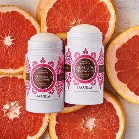 img 3 attached to 🍃 Lavanila Vanilla Grapefruit - Aluminum-Free, Vegan, Clean Deodorant (Pack of 2, 2 oz)