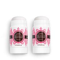 🍃 lavanila vanilla grapefruit - aluminum-free, vegan, clean deodorant (pack of 2, 2 oz) logo