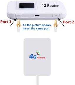 img 1 attached to 15dBi Dual Mimo TS9 Antenna Booster with 2m Cable for Huawei Vodafone 4G LTE WiFi Router Mobile Hotspots – Mountable TS9 Connector (Male) for Superior Signal Reception