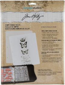 img 4 attached to 📚 Tim Holtz Idea-ology Stamp Refill Sheets – Perfect addition for your CH93822 Stamp Storage Binder! (Pack of 8 Sheets, CH93823)
