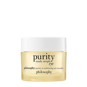 img 4 attached to 💧 philosophy purity made simple - 0.5 oz eye cream