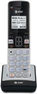 📞 at&t tl86003 cordless handset accessory - silver/black, requires at&t tl86103 for operation logo