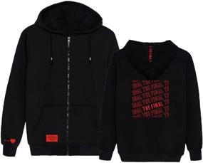 img 4 attached to Upgrade Your Style with ACEFAST INC Zipper Yourself Sweatshirt in Boys' Fashion Hoodies & Sweatshirts
