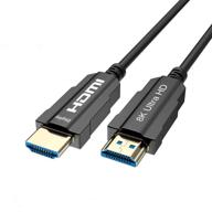 🔌 connbull hdmi-кабель - кабель видео 8k ultra hd, поддерживает 120 гц, разрешение 4к 7680x4320, 48 гбит/с для пк, ноутбука, графической карты, телевизора высокой четкости, проектора (50 футов). логотип