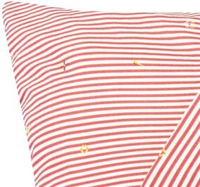 img 2 attached to Nautica Stripes Cotton Rich Sheet Pinstripe