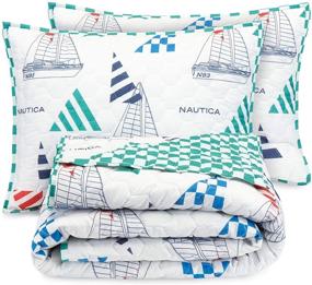 img 3 attached to Nautica Stripes Cotton Rich Sheet Pinstripe