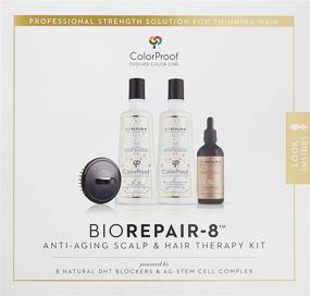 img 3 attached to ColorProof BioRepair-8 Anti-Aging Scalp & Hair Therapy Retail Kit: Natural Hair Loss Prevention Treatment for Men and Women - Anti-Thinning Regimen, Drug-Free Solution