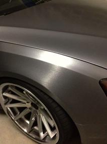 img 3 attached to 🚗 Enhance Your Ride with VVIVID XPO Gunmetal Grey Brushed Car Wrap Vinyl Roll - Featuring Air Release Technology (17.75" x 5ft)