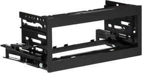 img 2 attached to Scosche GM1483B ISO / DIN Dash Kit Black - Compatible with 1995-2002 GM Full Size Truck