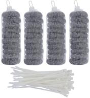 sunhe 40 pack lint traps for washing machine - laundry mesh washer hose filter with 40 cable ties logo