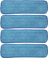 🧹 xanitize 18 inch microfiber replacement mop pad - ultimate cleaning refills (4-pack) logo