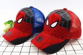 img 3 attached to 🕷️ Spider Toddler Baseball Adjustable Snapback: The Perfect Boys' Accessory!
