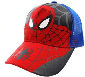 img 4 attached to 🕷️ Spider Toddler Baseball Adjustable Snapback: The Perfect Boys' Accessory!