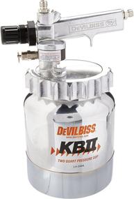 img 2 attached to 🎨 DeVilbiss KB555 Pressure Cup: 2 Quart Capacity for Efficient Painting