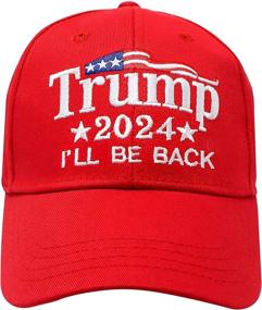 img 1 attached to 🧢 Donald Trump Hat 2024: Made in USA MAGA Keep America Great Camo Baseball Cap - Adjustable Sizing for Better Fit