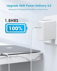 img 1 attached to 🔌 GAKUS 96W USB C Charger Power Adapter - Compatible with MacBook Pro 16, 15, 13 inch, New Air 13 inch 2020/2019/2018, iPad Pro 12.9, 11, Thunderbolt 3 Power Supply - Type C