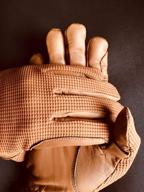 🐎 equestrian ladies horse riding gloves - premium quality real leather and cotton blend in tan логотип