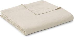 img 4 attached to YnM Organic French Weighted Blankets Bedding