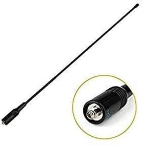 img 3 attached to 📻 15.6" NSKI NA-771 Dual Band Soft Antenna for UV-82 UV-5R BF-F8HP GT-3 BF-F8+ Series Radios - SMA Male Interface