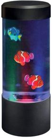 img 3 attached to Lightahead LED Mini Desktop Fantasy Fish Lamp: Color Changing 🐠 Aquarium Mood Lamp and Sensory Synthetic Fish Tank - An Excellent Gift