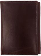 💼 premium trifold men's genuine leather wallet: a must-have accessory for stylish men logo