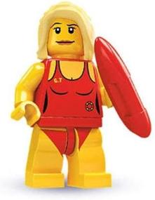 img 1 attached to LEGO Minifigures Series 2 LIFEGUARD